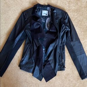 Levi's Black Leather Jacket for Women